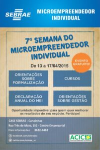 Read more about the article 7ª Semana do Microempreendedor Individual acontece em Canoinhas