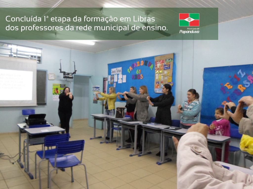 Read more about the article Concluída 1ª etapa da formação continuada em LIBRAS