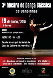 Read more about the article Alunos de Ballet de Joinville farão apresentação em Canoinhas