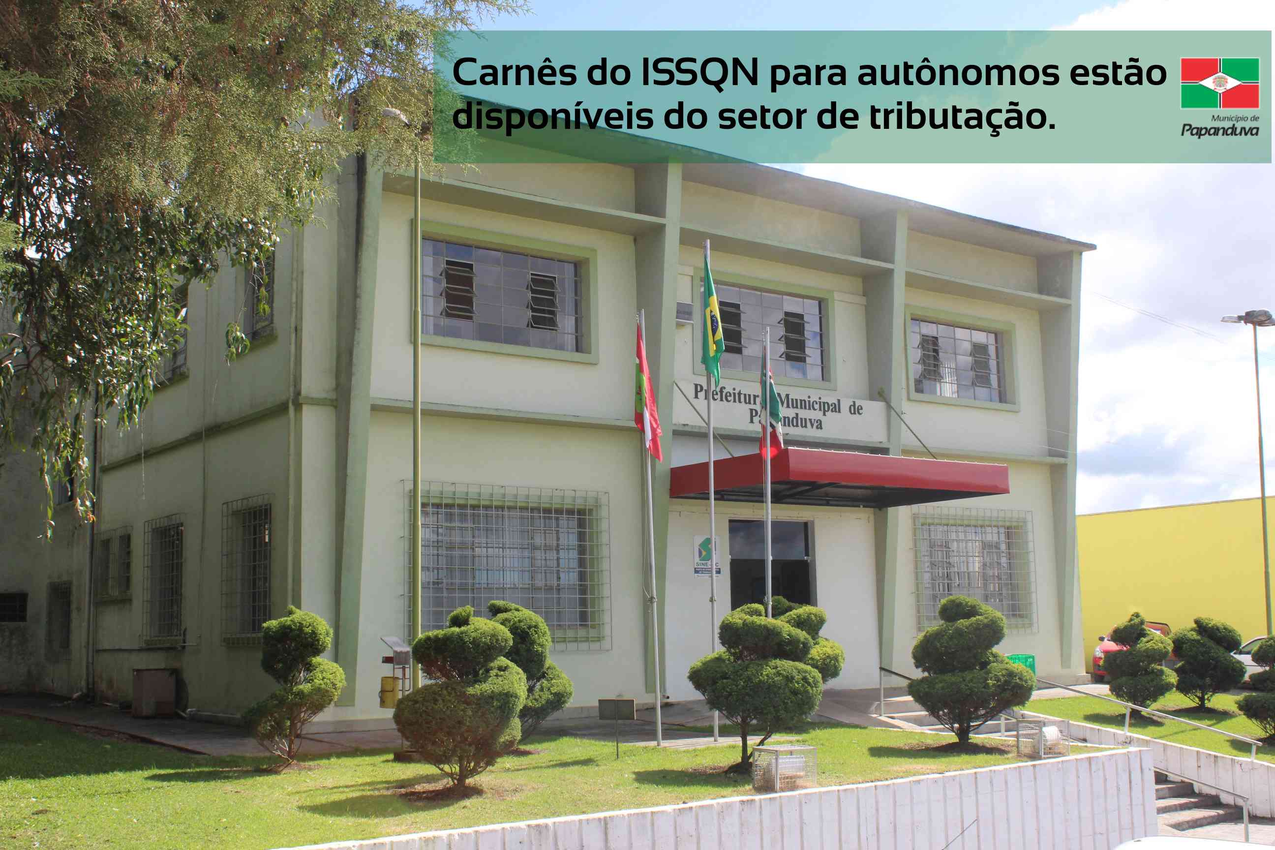 Read more about the article Carnês do ISS para autônomos estão disponíveis no setor de tributação