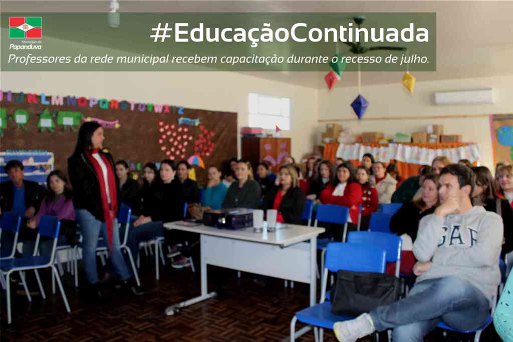 You are currently viewing Recesso Escolar é período de capacitação dos professores da rede municipal