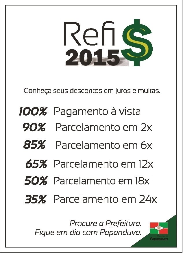 Read more about the article Refis concede desconto de até 100% sobre o valor de multas e juros