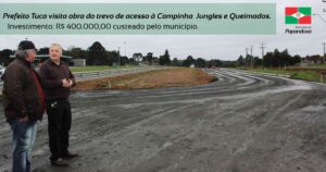 Read more about the article Trevo de acesso às localidades de Campina Jungles e Queimados segue na reta final de construção