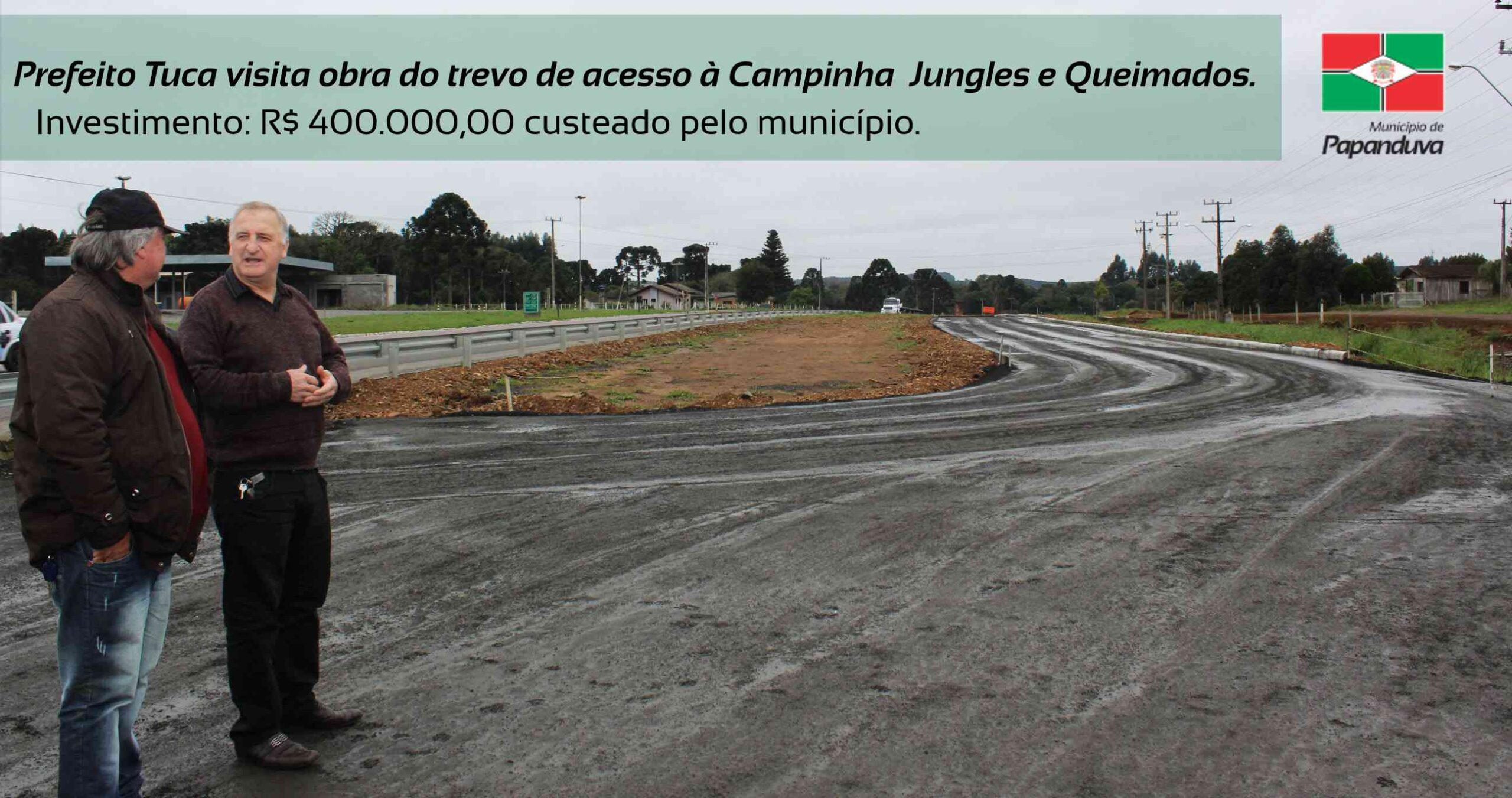 You are currently viewing Trevo de acesso às localidades de Campina Jungles e Queimados segue na reta final de construção