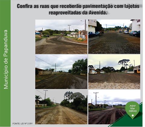 Read more about the article Lajotas Retiradas da Avenida Serão Reaproveitadas para Melhorar Bairro São Cristóvão