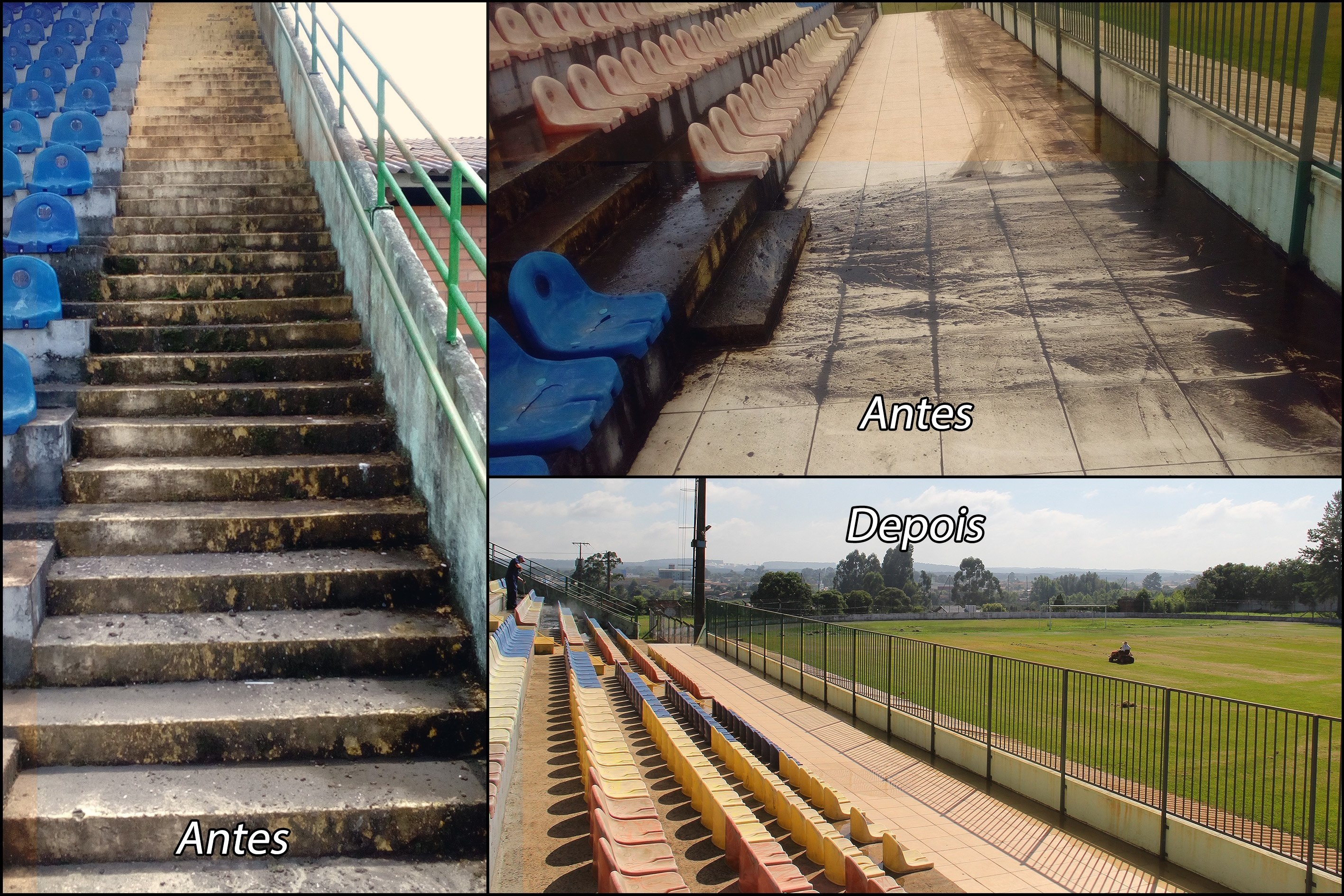 Read more about the article Estádio Municipal recebe serviços de manutenção e melhorias