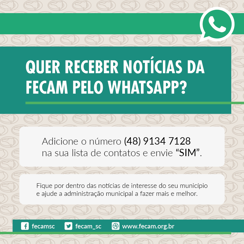 Read more about the article FECAM utiliza WhatsApp para ampliar interação com gestores, servidores municipais e cidadãos