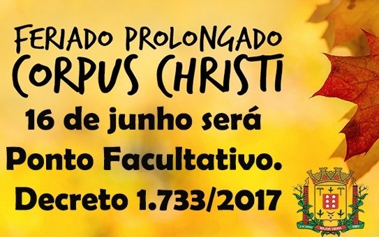 Read more about the article Prefeitura de Major Vieira decreta ponto facultativo no dia 16 de junho