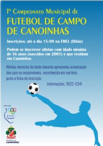 Read more about the article Canoinhas vai ter Municipal de Futebol