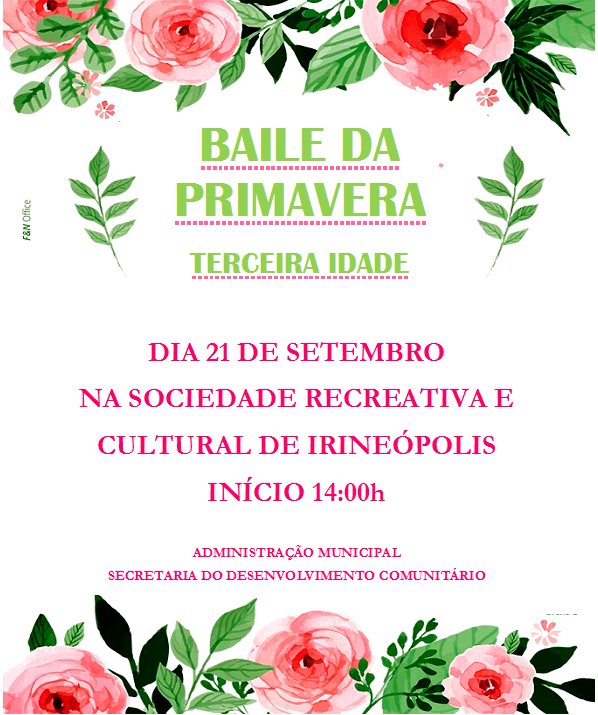 You are currently viewing Baile da Primavera integra Terceira Idade em Irineópolis