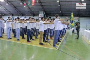 Read more about the article Cerca de 80 jovens Papanduvenses participaram da cerimônia de dispensa do serviço militar