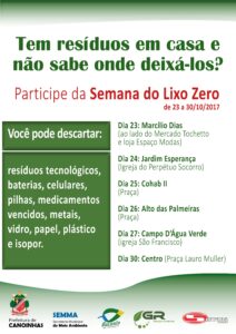 Read more about the article Canoinhenses vão poder descartar lixo corretamente na próxima semana