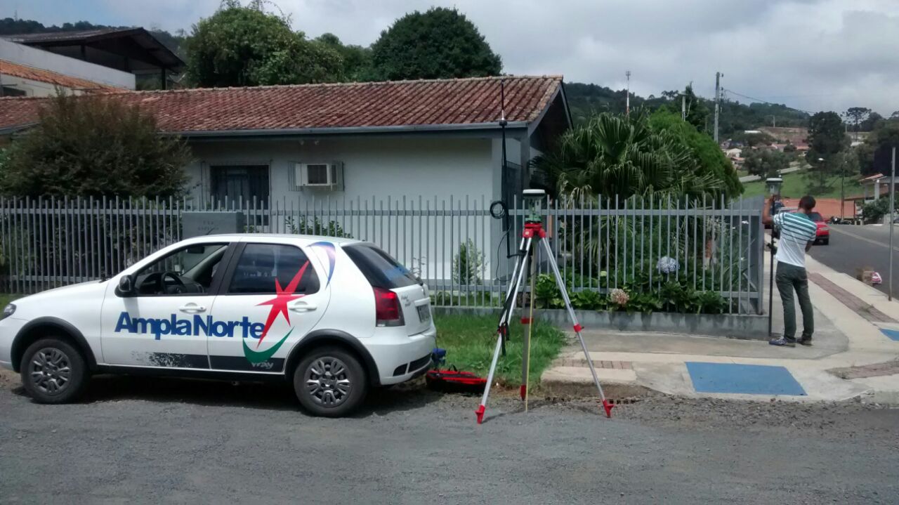 You are currently viewing AMPLANORTE realiza levantamento em de ruas em Porto União para projetos de pavimentação