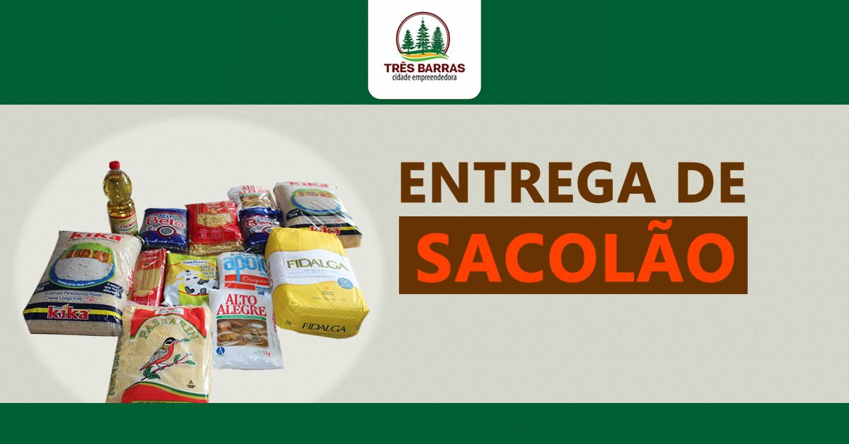 Read more about the article Sacolões serão entregues nesta semana