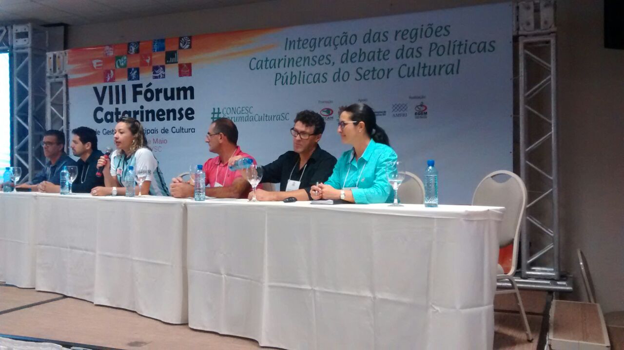 You are currently viewing Debate sobre os desafios da gestão cultural dos municípios dá início ao VIII Fórum Catarinense de Gestores Municipais de Cultura