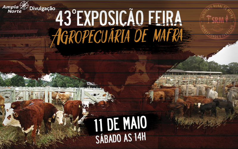 Read more about the article 43° Feira Agropecuária de Mafra acontece nesse sábado