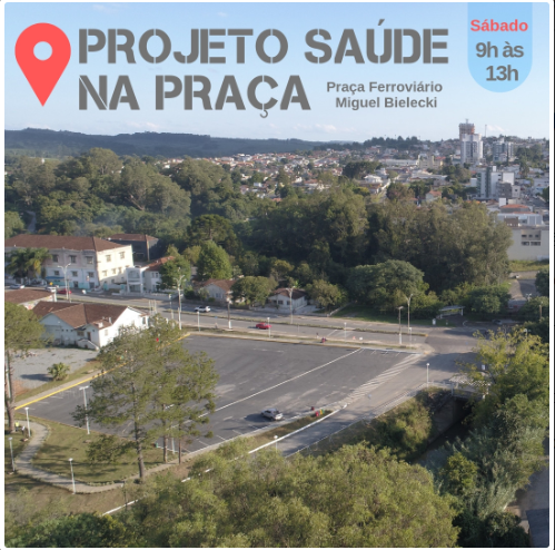 You are currently viewing Projeto Saúde na Praça acontece neste sábado dia 11, na Praça Ferroviário Miguel Bielecki