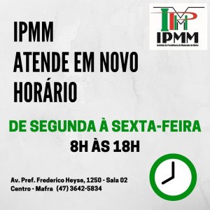 Read more about the article IPMM atende em novo horário