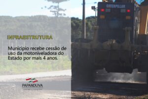 Read more about the article Renovado o uso de maquina para obras por mais 4 anos ao Município de Papanduva