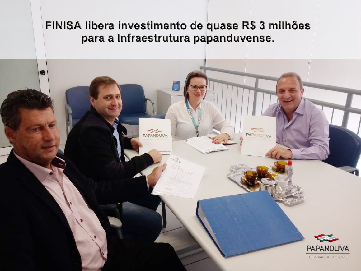 You are currently viewing Papanduva recebe investimento de quase R$ 3 milhões para infraestrutura