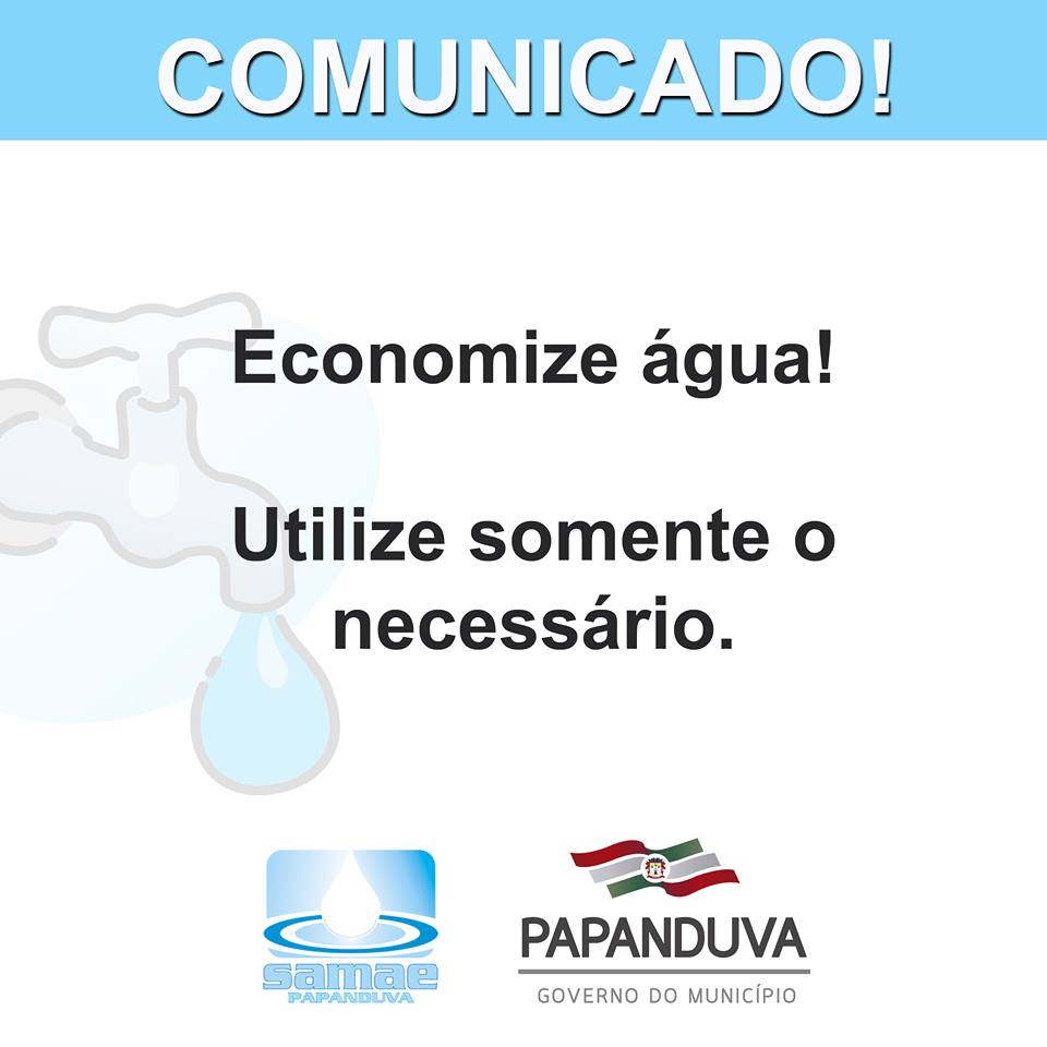 Read more about the article Estiagem pode atingir o abastecimento d´água e SAMAE alerta para economia.