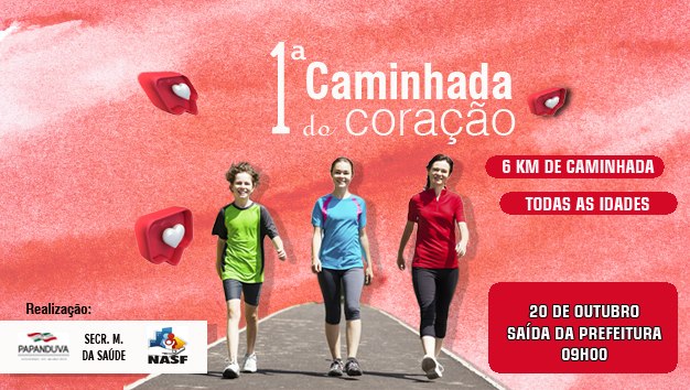 Read more about the article Vem ai a 1ª Caminhada do coração de Papanduva