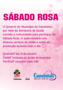 Read more about the article Secretaria de Saúde de Canoinhas promove Sábado Rosa