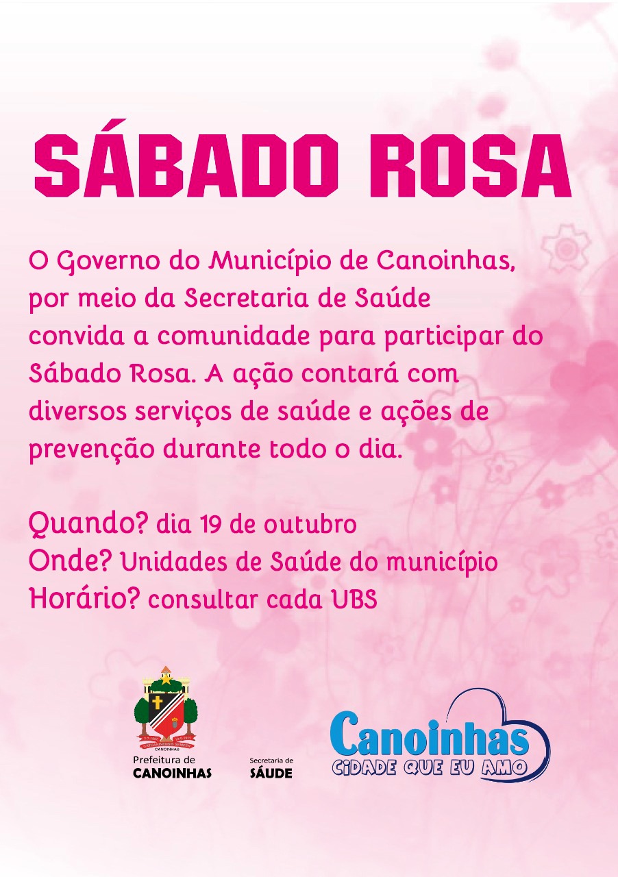 You are currently viewing Secretaria de Saúde de Canoinhas promove Sábado Rosa