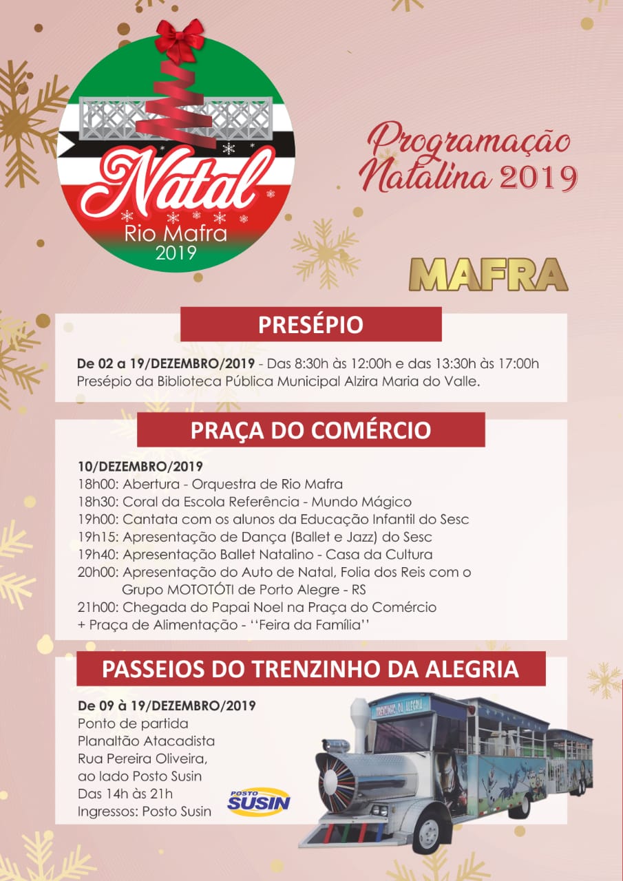 You are currently viewing Papai Noel chega dia 10 em Mafra