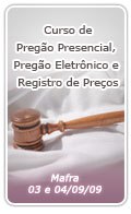 Read more about the article Realização de Curso sobre Pregão Presencial, Pregão Eletrônico e Registro de Preços.