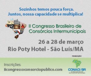 Read more about the article Abertas inscrições para o II Congresso Brasileiro de Consórcios Intermunicipais