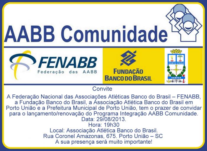 Read more about the article Porto União participa novamente do Programa Integração AABB Comunidade