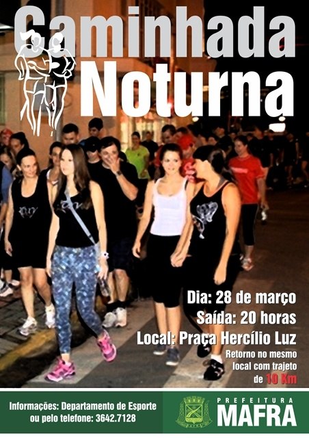 Read more about the article 2ª Caminhada Noturna Orientada acontece dia 28