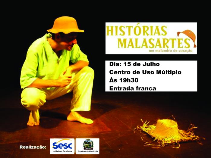 Read more about the article Espetáculo ‘Histórias de Malasartes’ será apresentado em Irineópolis