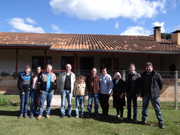 Read more about the article Porto União: Prefeito e Vice-prefeito visitam propriedade do Cerro Pelado