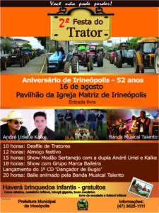 Read more about the article Irineópolis se prepara para a 2º Festa do Trator