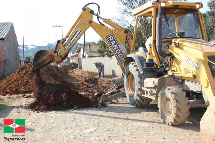 Read more about the article Papanduva: Obras de tubulação na Rondinha