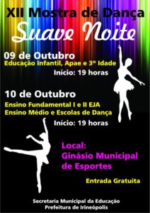 Read more about the article Irineópolis se prepara para a 12º Mostra de Dança