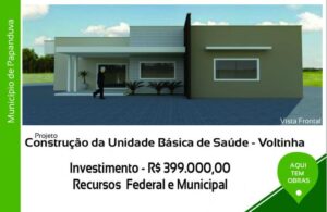 Read more about the article Papanduva: Prefeito Tuca assina ordem de serviço para construção de UBS