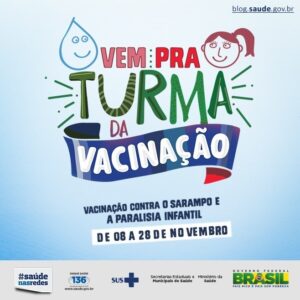 Read more about the article Campanha contra a Pólio e o Sarampo acontece neste sábado