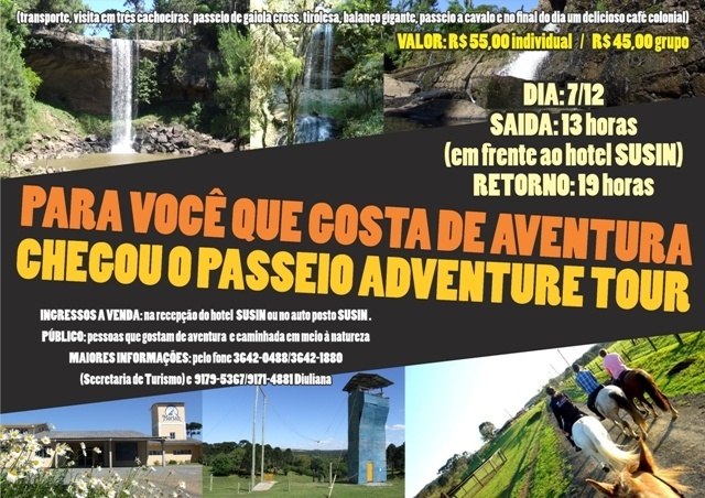 Read more about the article Mais turismo rural e de aventura já estão programados