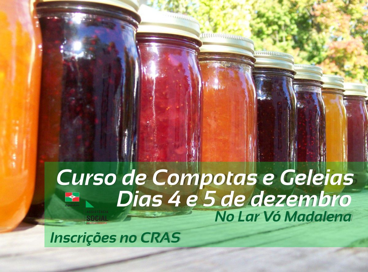 Read more about the article Curso Produção artesanal de compotas e geleias