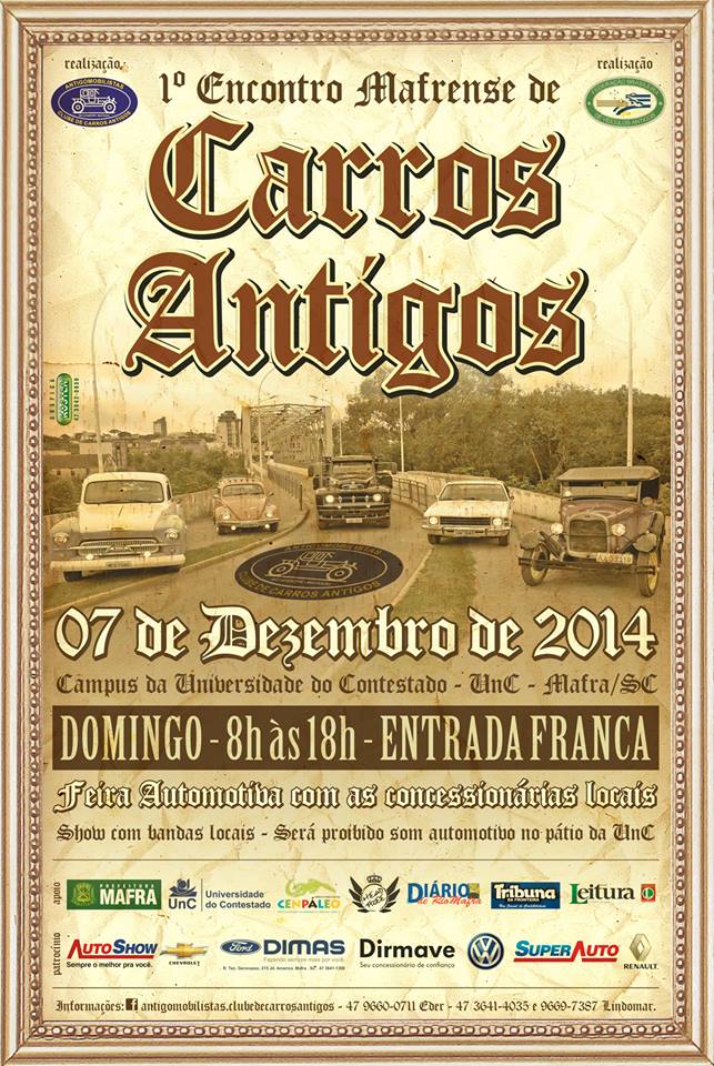 Read more about the article 1º Encontro Mafrense de Carros Antigos acontece  neste domingo