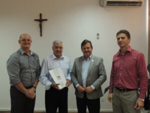 Read more about the article FECAM realiza visita institucional para FAESC e ACAERT e divulga o XIII Congresso Catarinense de Municípios