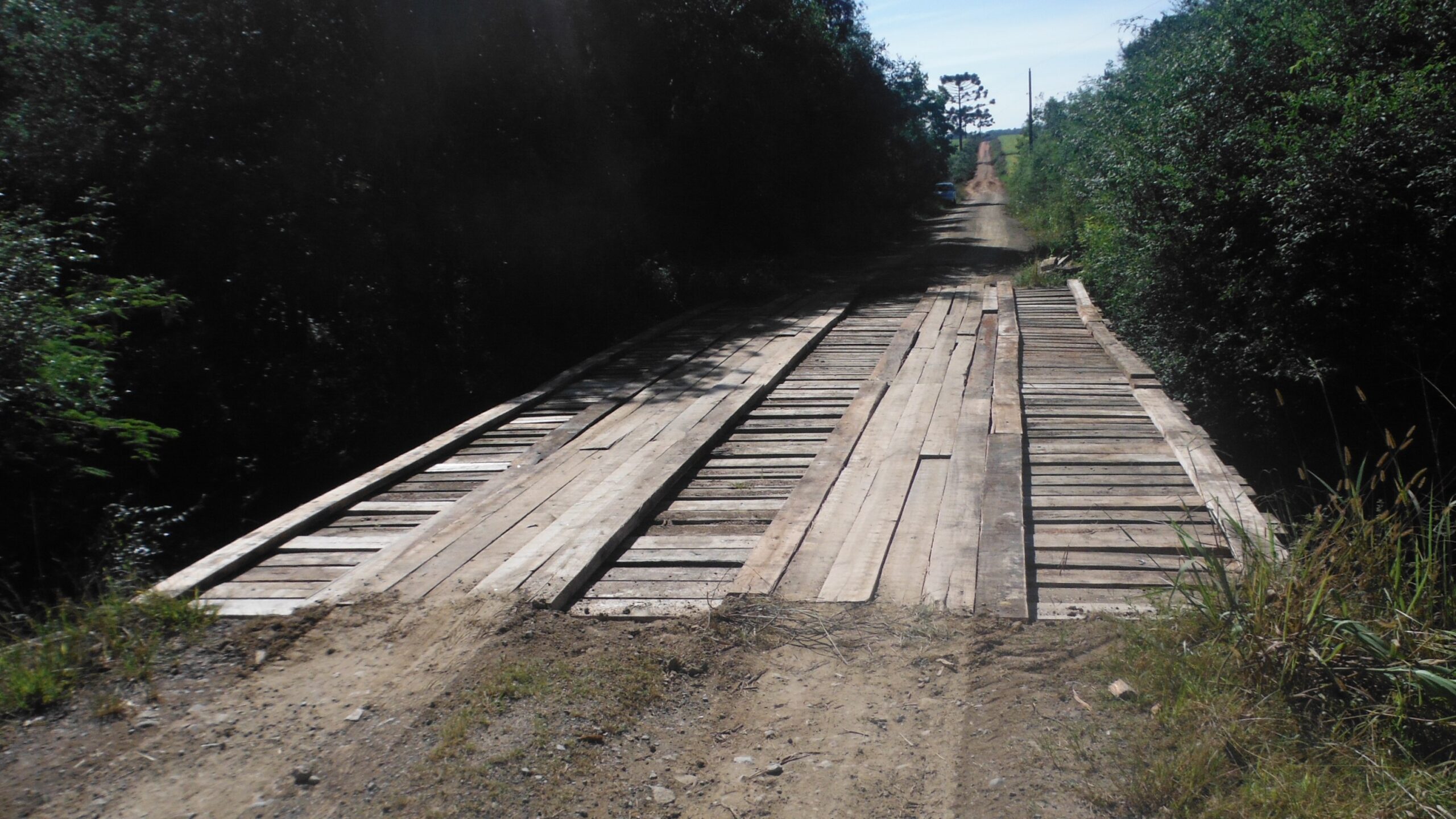 Read more about the article Prefeitura de Mafra recupera ponte de Maurício Caillet